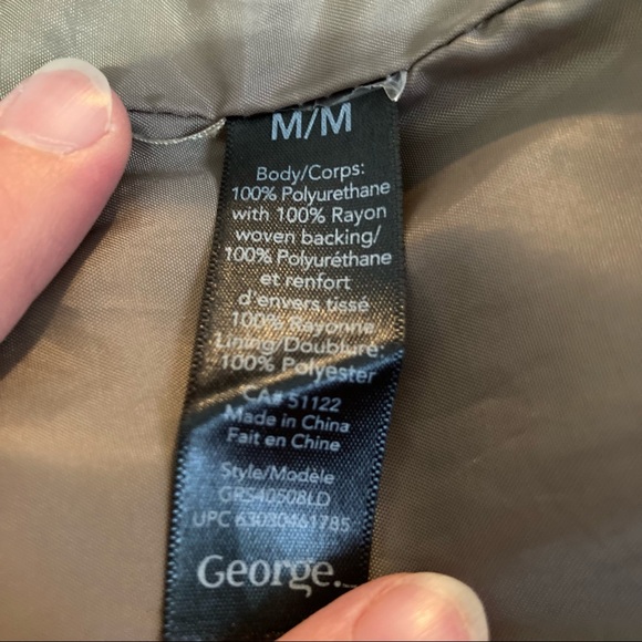 🌸5/$25🌸  George | Size M | Dark Taupe Jacket - Picture 6 of 7